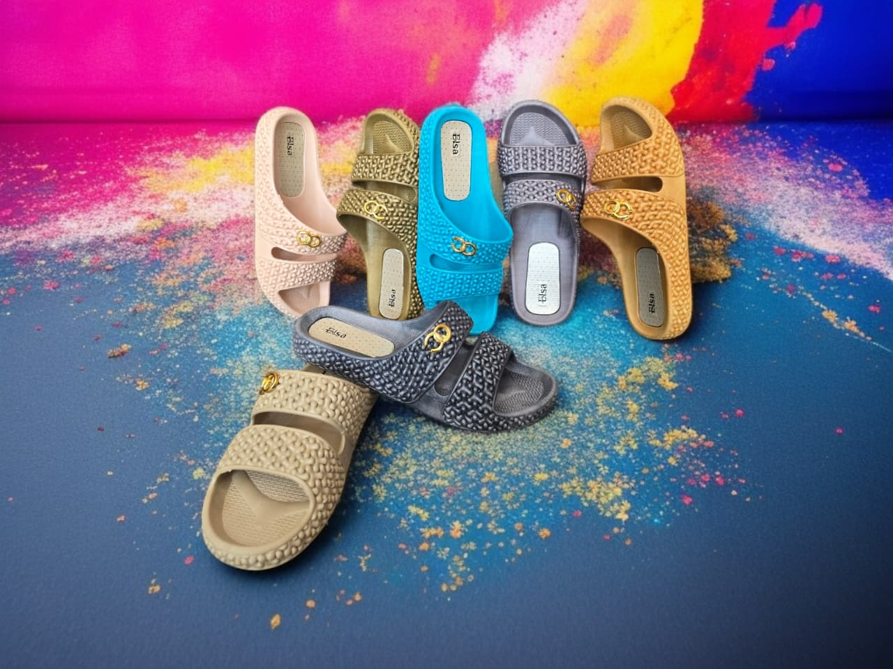 Metro Elsa 339 - Textured Comfort Slides
